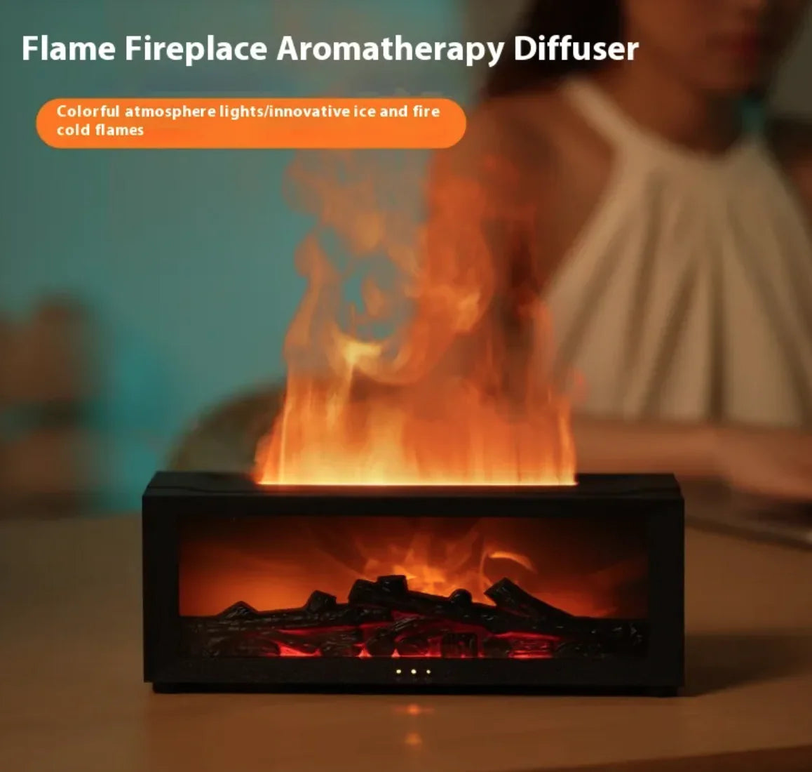 3D Flame Aromatherapy Diffuser